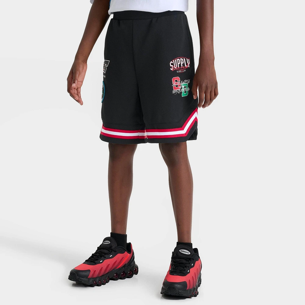 Kids' Supply & Demand Patch Mesh Shorts