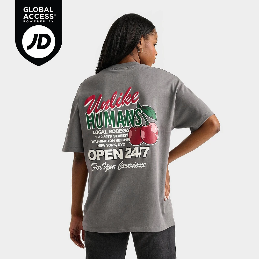 Women's Unlike Humans Cherry T-Shirt