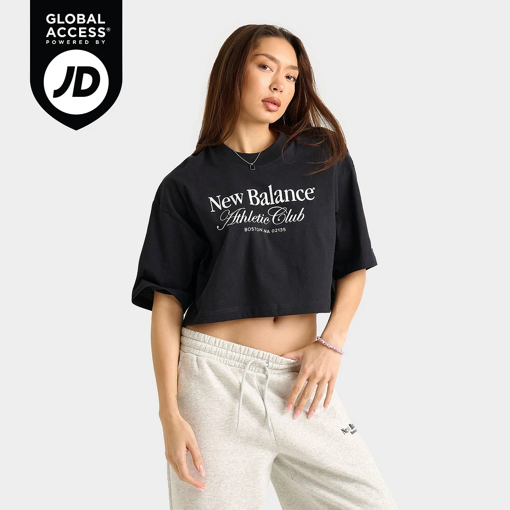 Women's New Balance Crop Club T-Shirt