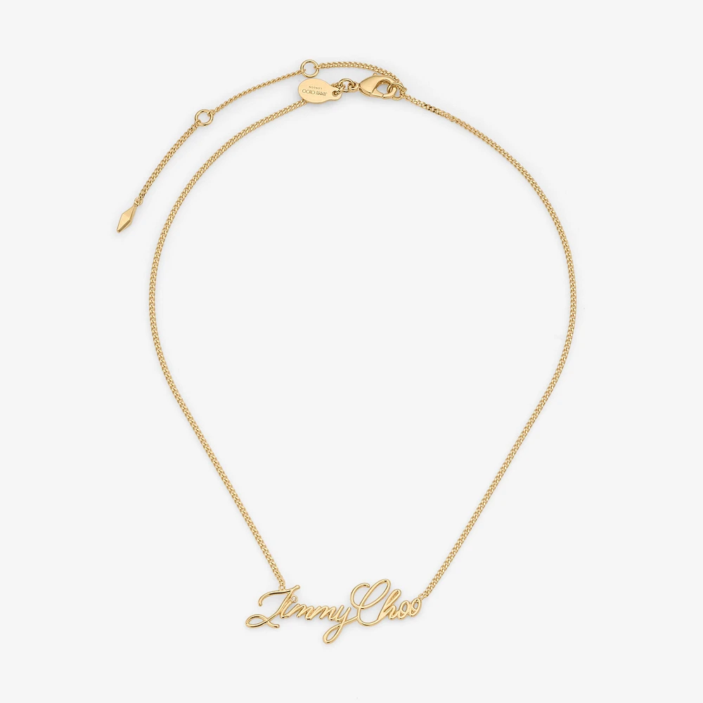 Logo Script Necklace