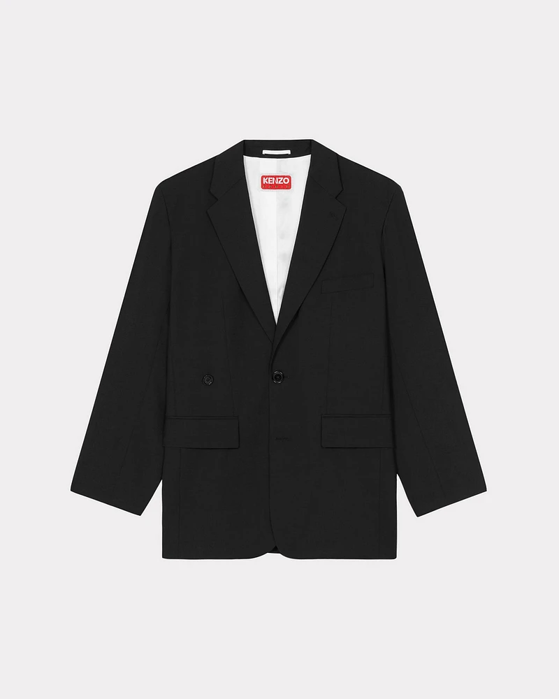 Oversized kimono blazer virgin wool