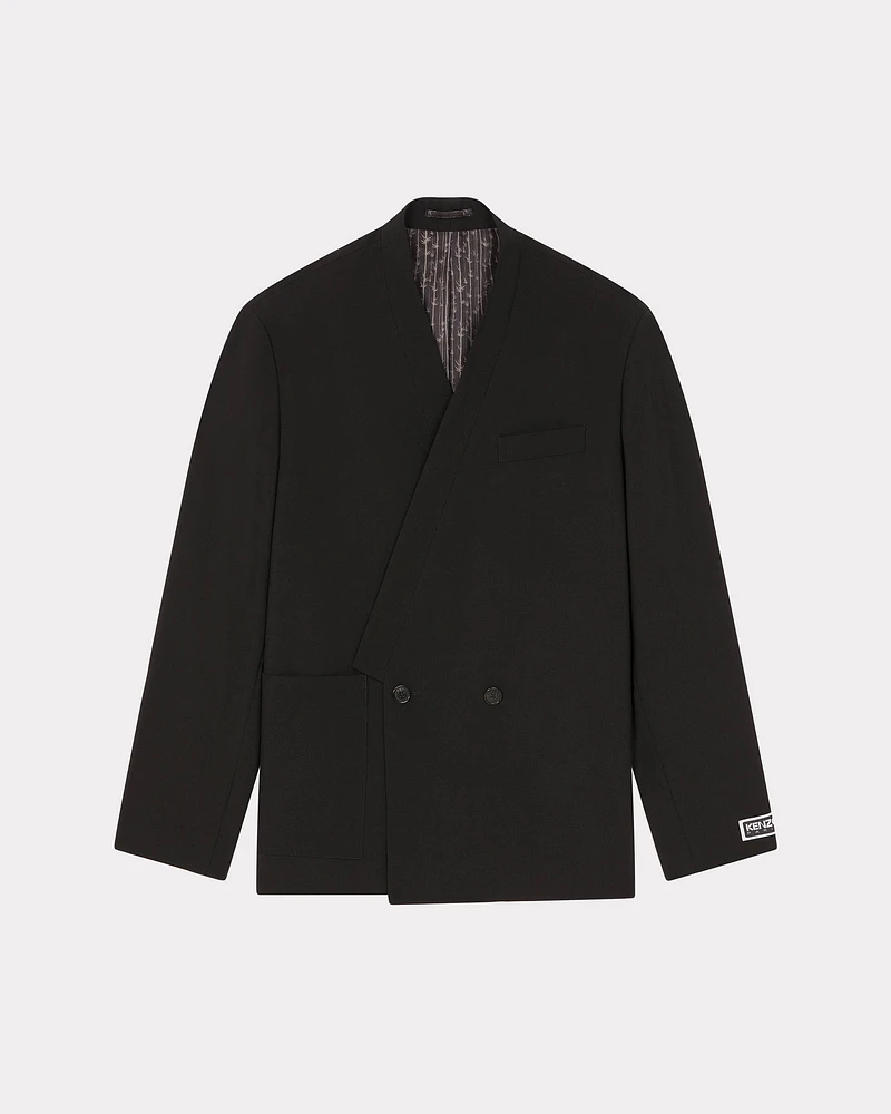 Suit kimono jacket virgin wool