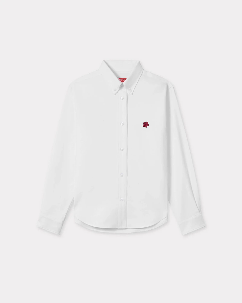 'Boke Flower' embroidered fitted shirt