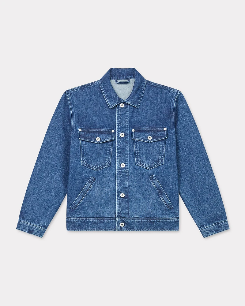 'Boke Flower' oversized trucker jacket japanese denim