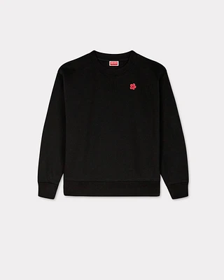 'Boke Flower' embroidered sweatshirt cotton