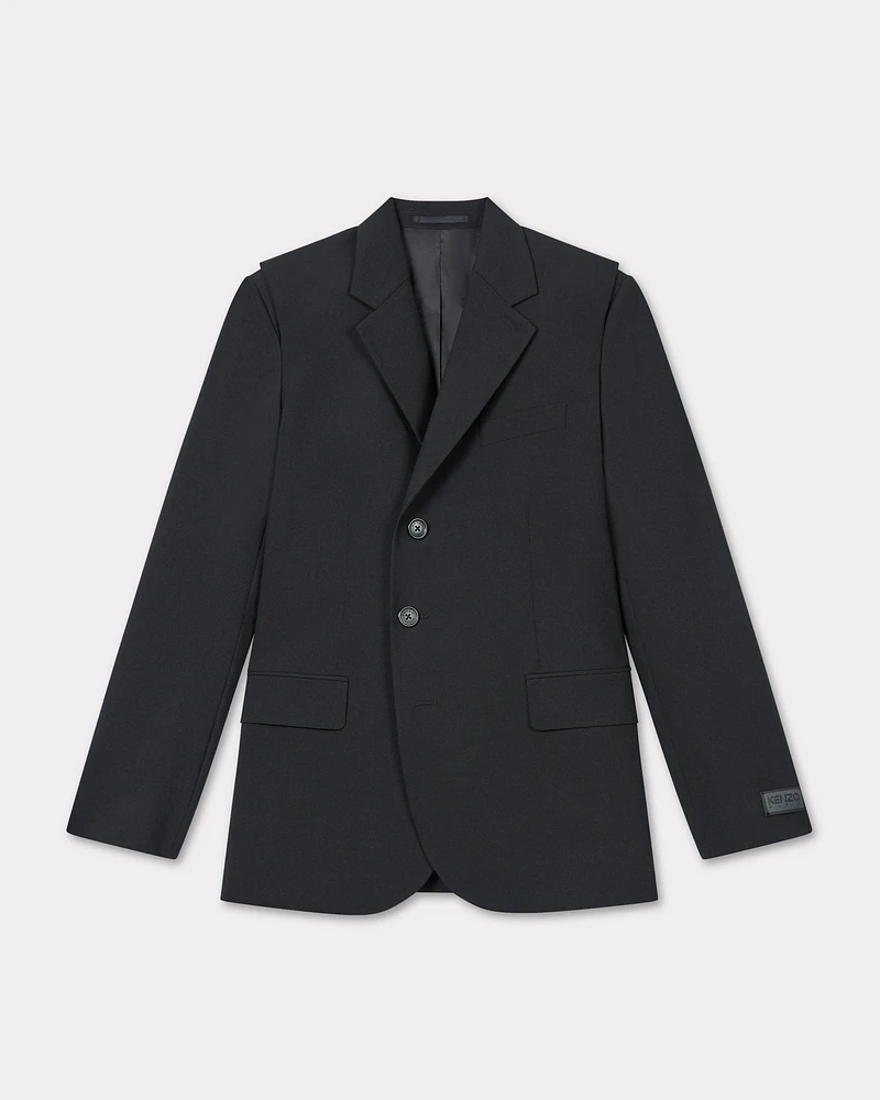 Waisted blazer virgin wool