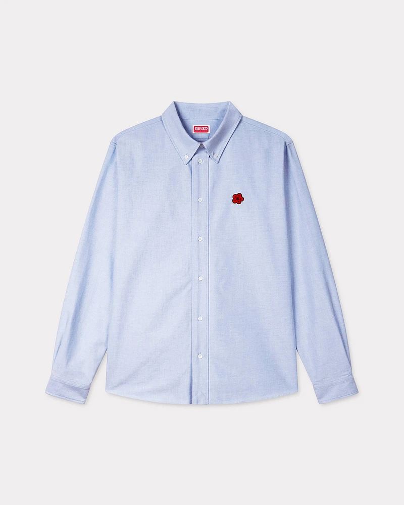 'Boke Flower' embroidered shirt oxford cotton