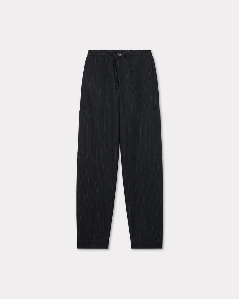 Striped cargo jogging pants