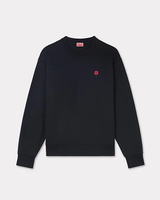 'Boke Flower' embroidered sweatshirt cotton