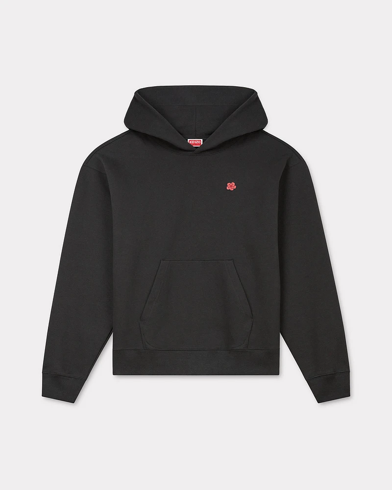 'Boke Flower' oversized embroidered hoodie