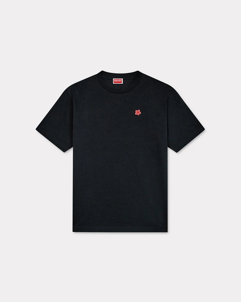 'Boke Flower' embroidered T-shirt cotton
