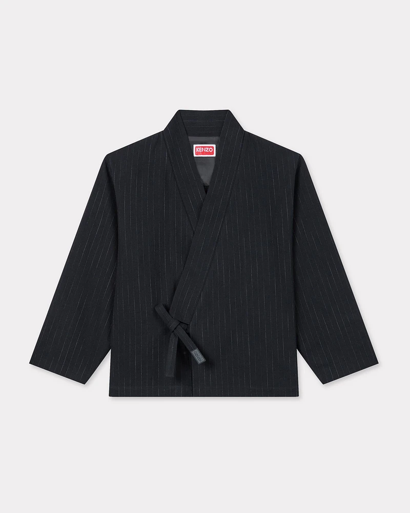 Striped kimono jacket