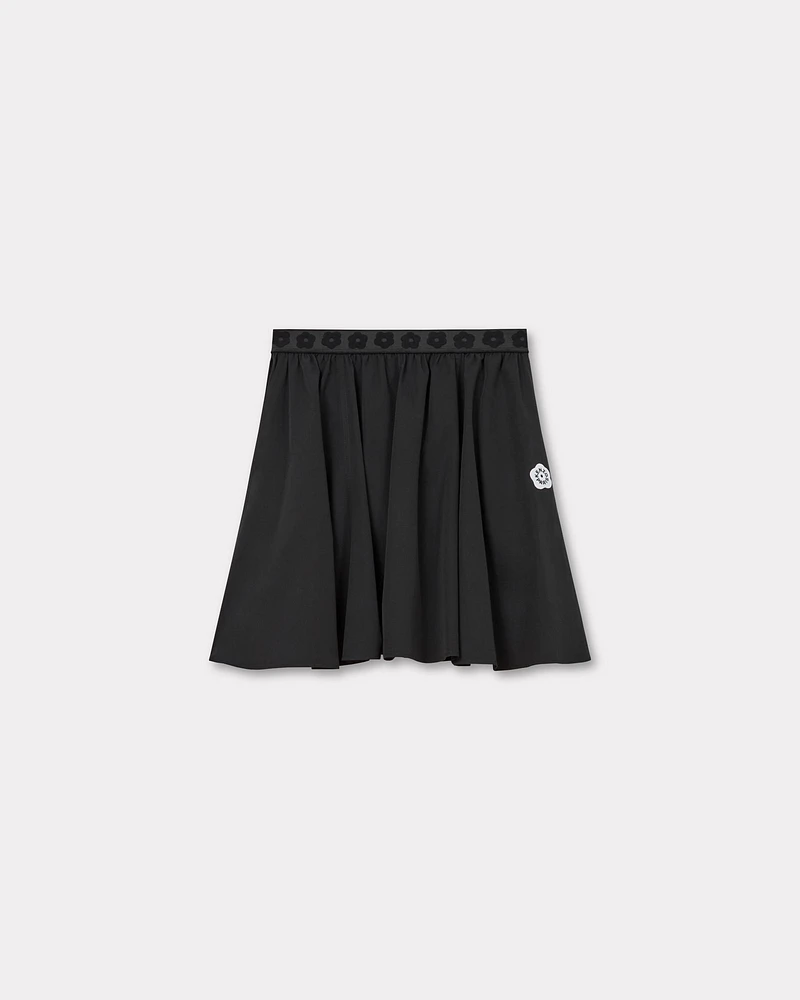 'Boke Flower 2.0' short skirt technical cotton