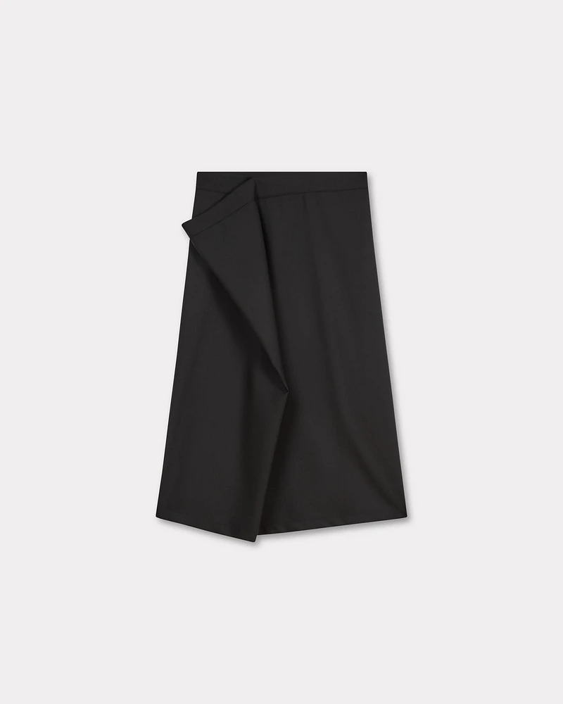 Midi skirt in virgin wool