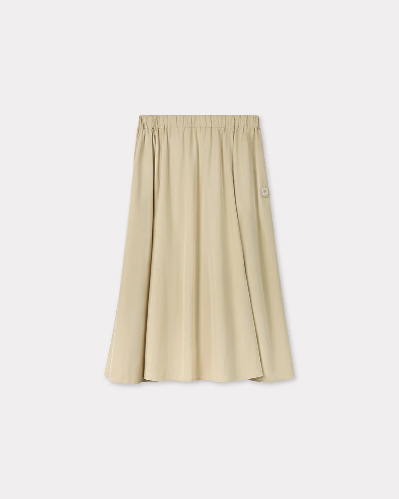 'Boke Flower 2.0' midi skirt technical cotton