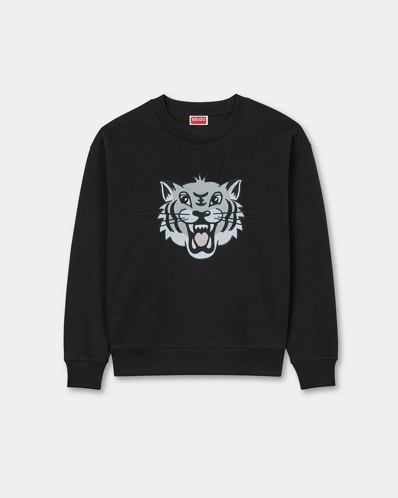 'KENZO Happy Tiger' embroidered sweatshirt cotton