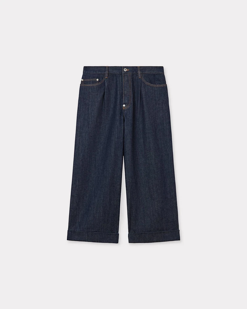Three quarter buggy jeans japanese denim
