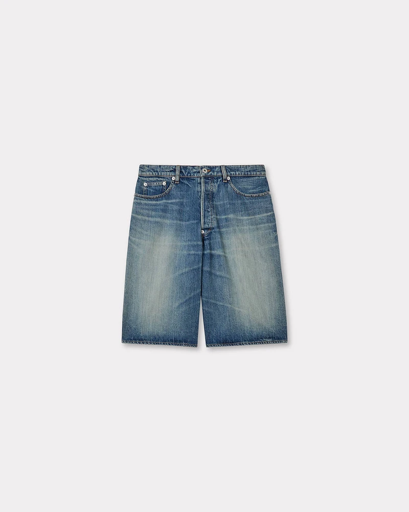 Straight short japanese denim