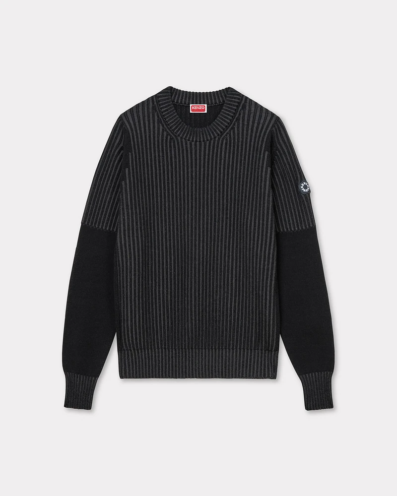 'Boke Flower 2.0' embroidered jumper wool and cotton