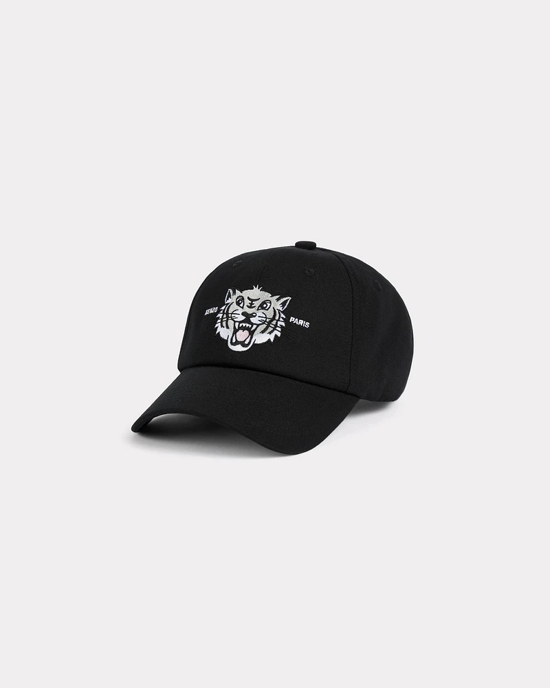 'KENZO Happy Tiger' embroidered cap in cotton