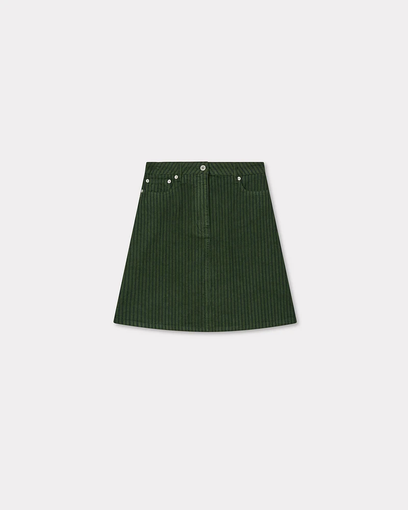 'KENZO Coast Lines' skirt Japanese denim