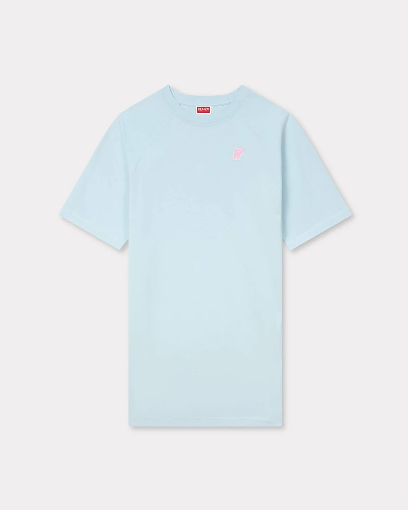 'KENZO Elephant Logo' embroidered T-shirt dress cotton
