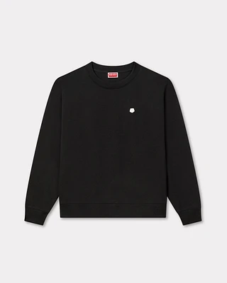 'Boke Flower' embroidered sweatshirt cotton