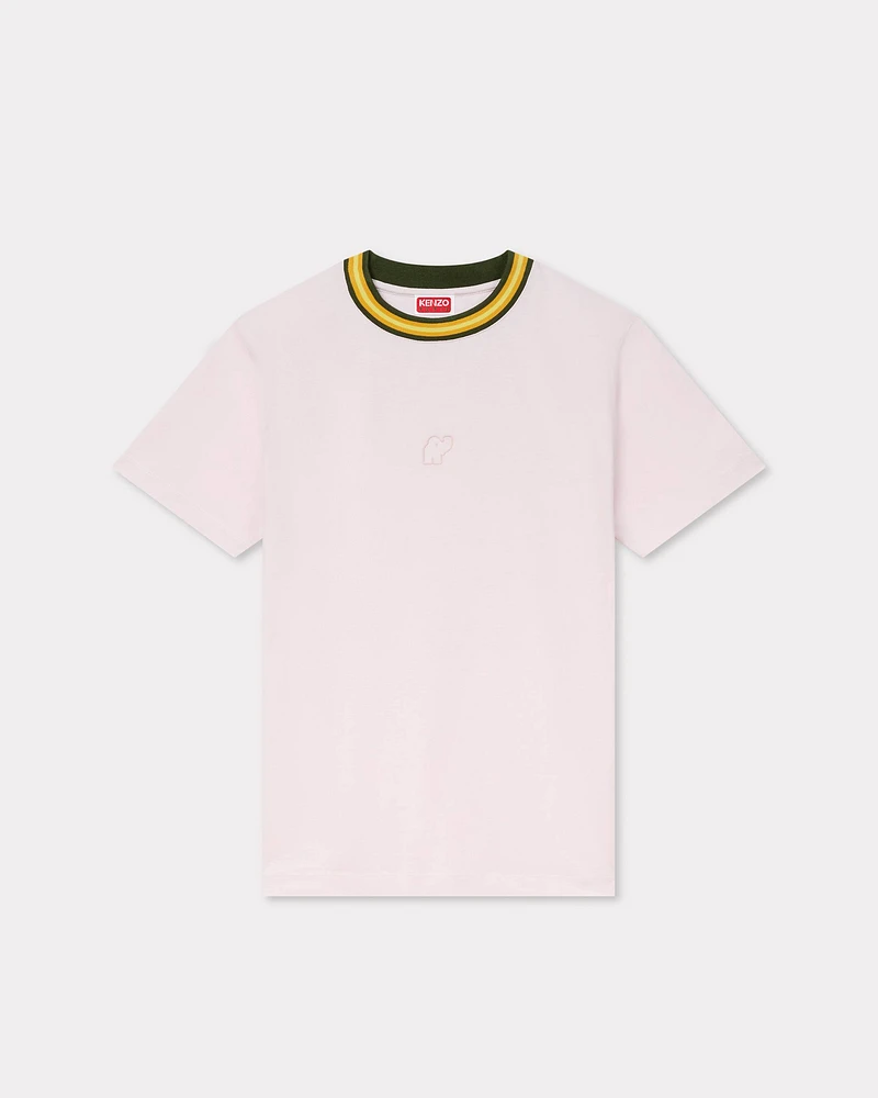 'KENZO Elephant Logo' embroidered loose T-shirt cotton