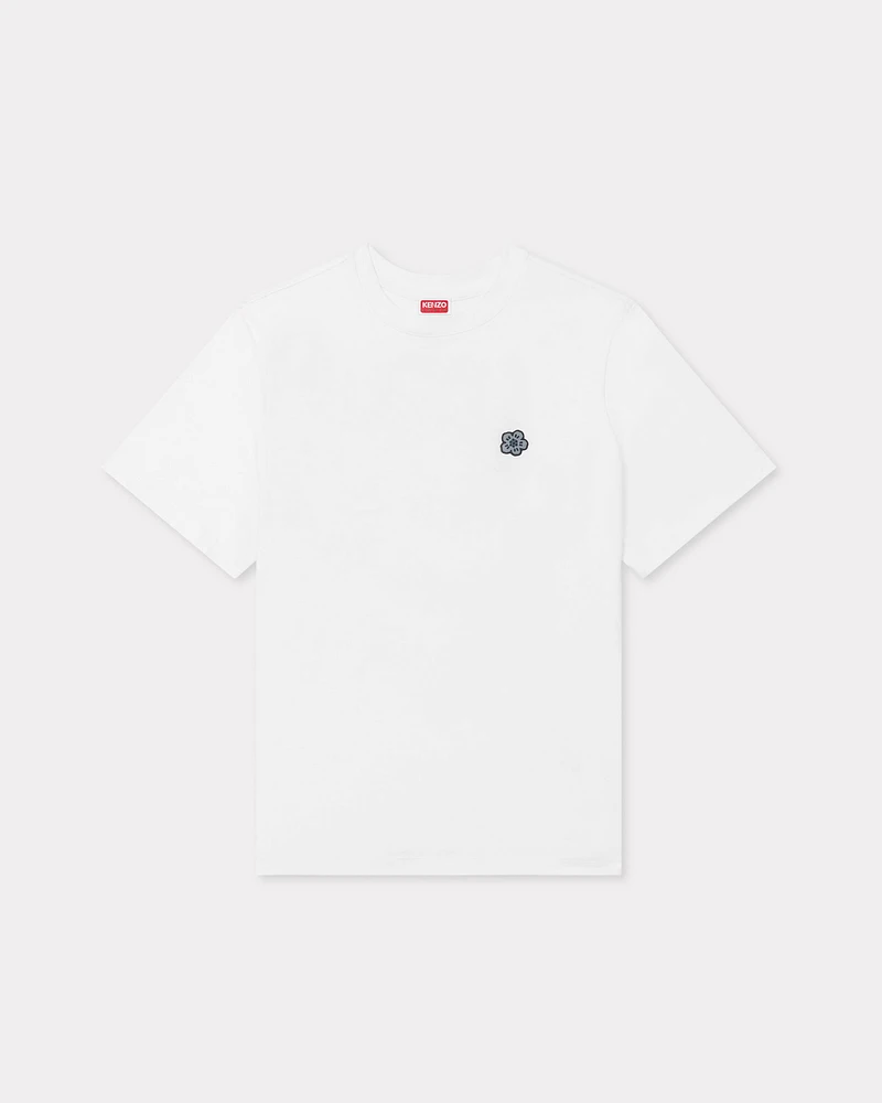 'Boke Flower' embroidered relax T-shirt