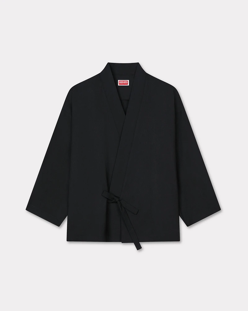 Kimono jacket virgin wool
