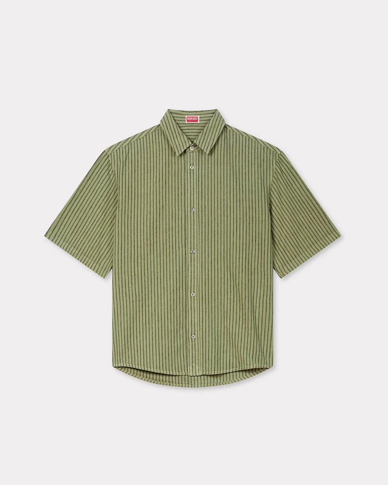 'KENZO Coast Lines' short sleeve shirt cotton linen