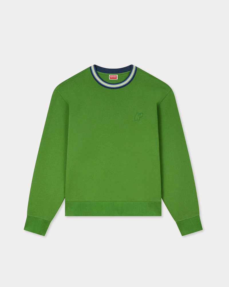 'KENZO Elephant Logo' embroidered sweatshirt cotton