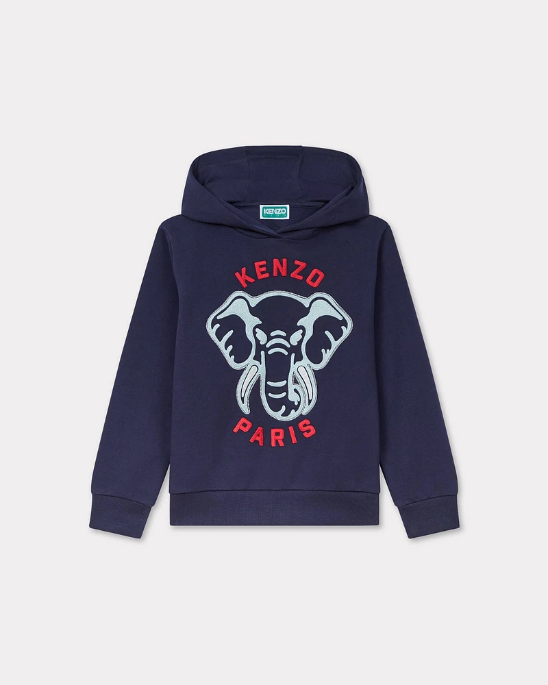 Embroidered cotton sweatshirt