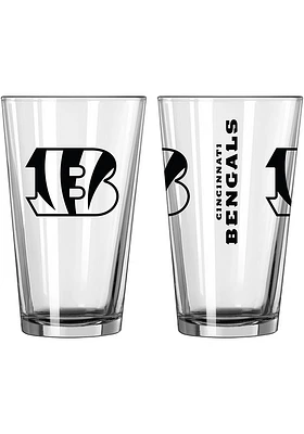 Cincinnati Bengals 16oz Gameday Pint Glass - Black