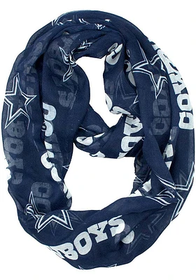 Dallas Cowboys Infinity Sheer Womens Scarf