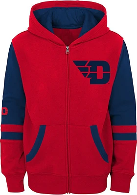 Dayton Flyers Youth Navy Blue Stadium Long Sleeve Full Zip Jacket