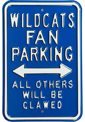 Kentucky Wildcats Parking Sign - Blue