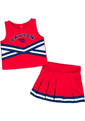 Colosseum Dayton Flyers Toddler Girls Red Carousel Sets Cheer
