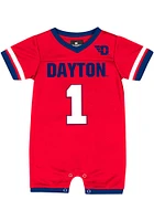 Colosseum Dayton Flyers Baby Red Magical Jersey Short Sleeve One Piece