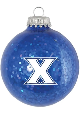 Xavier Musketeers Sparkle Ornament - Blue