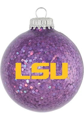 LSU Tigers Sparkle Ornament - Purple