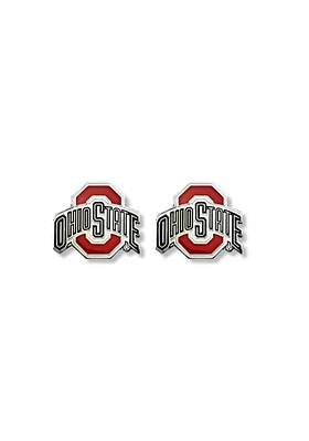 Ohio State Buckeyes Post Logo Womens Earrings
