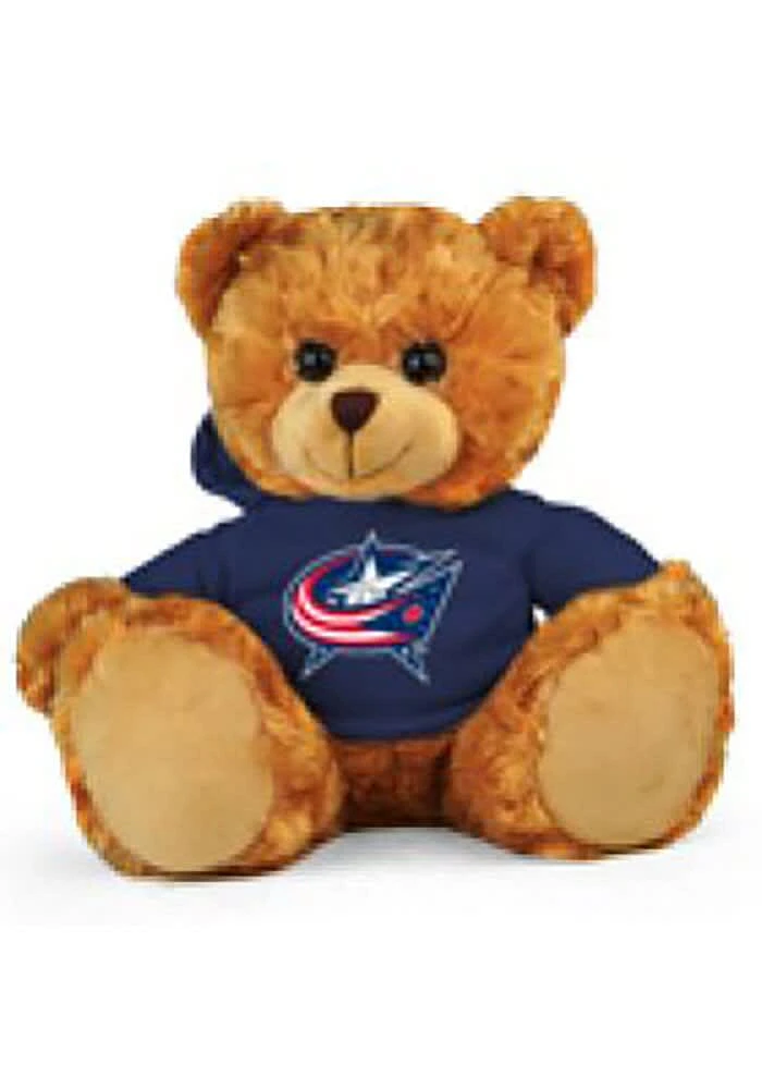 Columbus Blue Jackets 9 inch Jersey Bear Plush - Brown