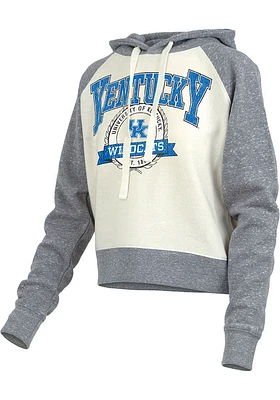 Pressbox Kentucky Wildcats Womens Grey Cody Hooded Sweatshirt