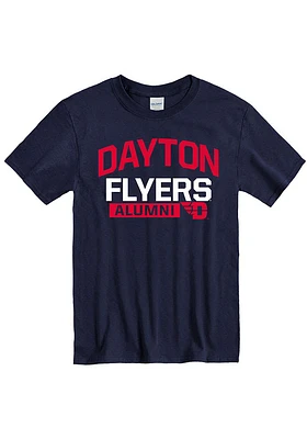 Dayton Flyers Navy Blue Alumni Short Sleeve T Shirt