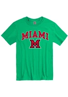 Miami RedHawks Kelly Green Arch Practice Short Sleeve T Shirt