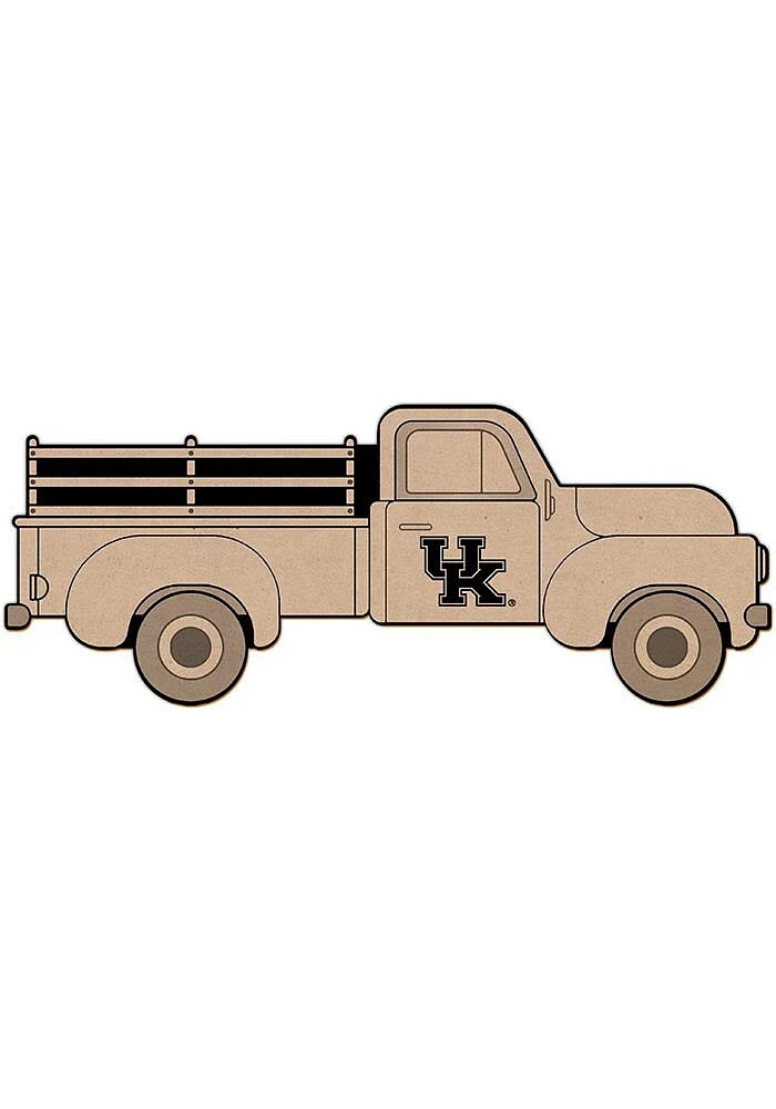 Kentucky Wildcats Truck Coloring Sign - Blue