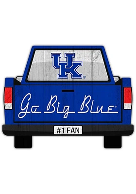 Kentucky Wildcats Truck Back Cutout Sign - Blue