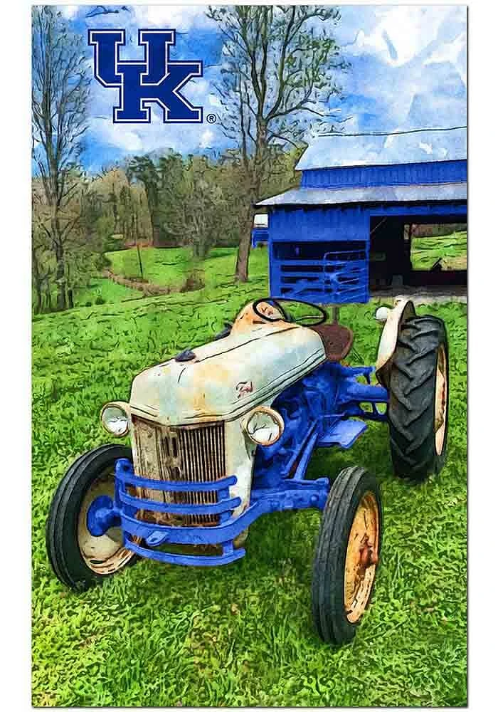 Kentucky Wildcats Farmscape Sign - Blue