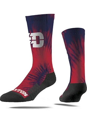 Dayton Flyers Strideline Tie Dye Mens Crew Socks